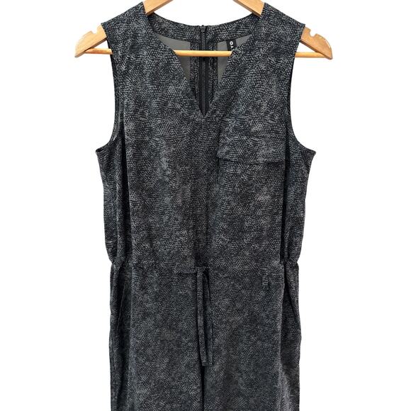 Athleta Topanga Printed Jumpsuit Viper Black Size Small - Picture 10 of 14